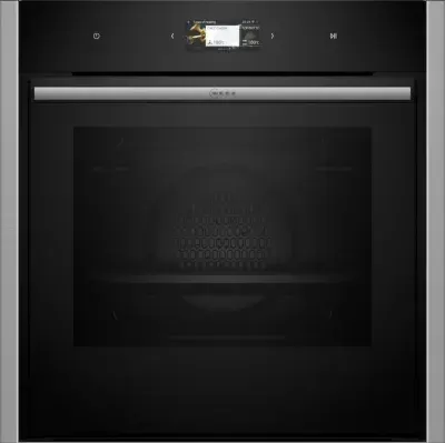 Neff - Four Encastrable B64cs71n0 - Pyrolyse - Hydrolyse - Chaleur Pulsée - Porte Froide - N90 Slide&Hide — coloris Inox