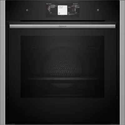 Neff - Four Encastrable Fonction Vapeur B64ft33n0 - Vapeur - Porte Froide - Écran Tactile - N90 Porte Coulissante — coloris Inox