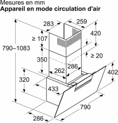 Neff - Hotte Décorative Murale Inclinée D85ifn1s0 — vue 11