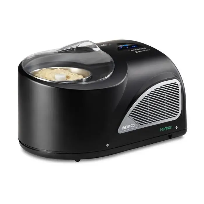 NEMOX-GELATO NXT1 LAUTOMATICA i-Green-NERO-jusquà 1KG de glaces yaourts glacés sorbets granités en 15-20 minutes