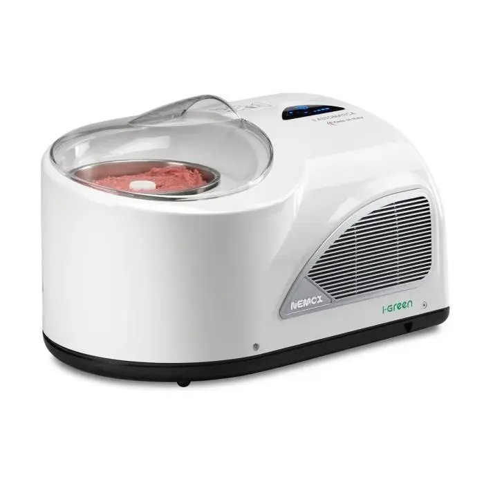 NEMOX-GELATO NXT1 LAUTOMATICA i-Green-WHITE-jusquà 1KG de glaces yaourts glacés sorbets granités en 15-20 minutes
