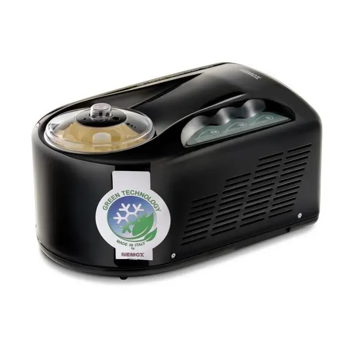 NEMOX - GELATO PRO 1700 up i-Green - NOIR - jusquà 1KG de glaces yaourts glacés sorbets granités en 15-20 minutes
