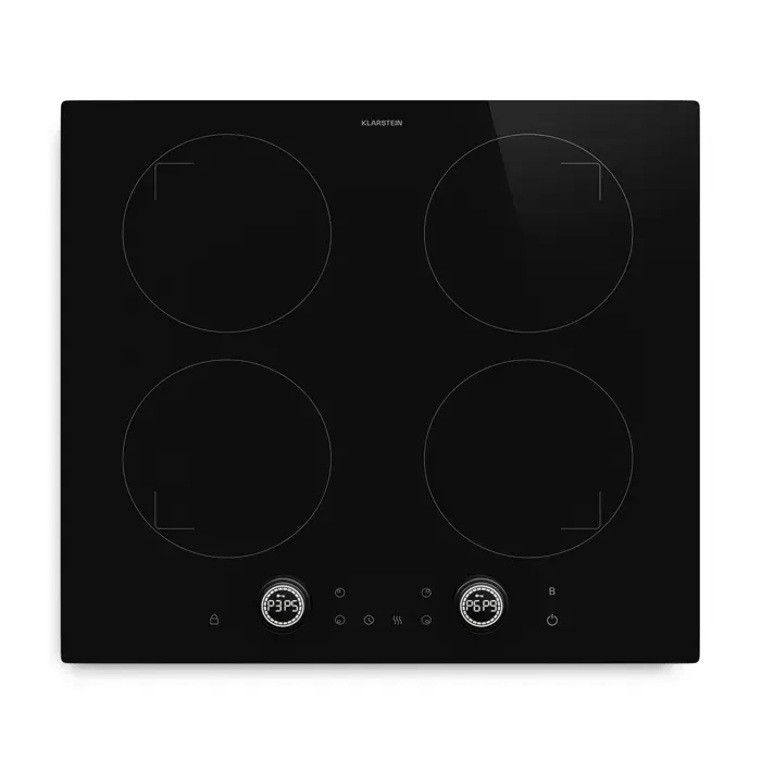 Neotouch 52cm Plaque à Induction 4 Feux Noir