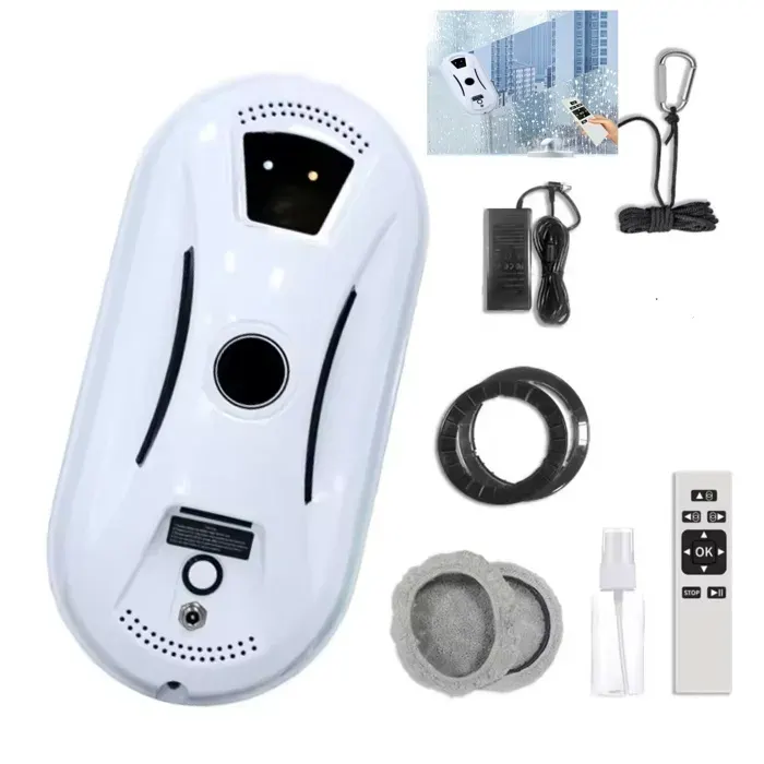 Nettoyage de vitres robot Robot aspirateur Ultra mince 2800Pafenêtre électrique verre limpiacristales télécommande pour la maison