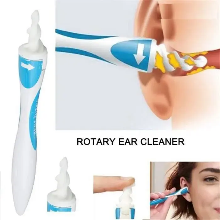 Nettoyage Oreille Cleaner avec 16 Embouts Lavables Aspirateur Oreille Spiral Ear Wax Remover Nettoyeur Oreille Pour Bebe Adulte