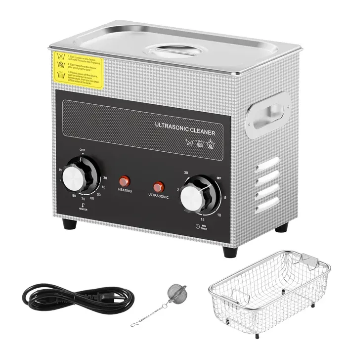 Nettoyeur à Ultrasons-Duoku-3 L-Machine de Cavitation Sonique Numérique 120 W avec Chauffage
