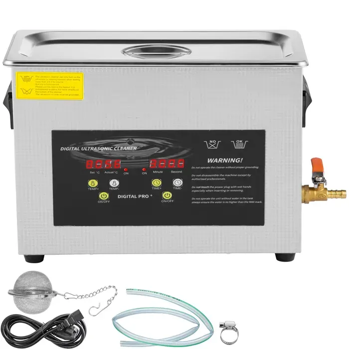 Nettoyeur à Ultrasons-Duoku-6 L-avec Minuterie-Chauffage 400 W-Puissance Ultrasonique 180 W
