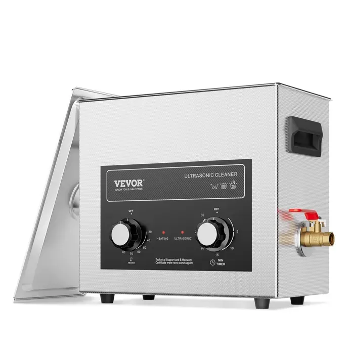 Nettoyeur à ultrasons - VEVOR - TH-30AXN - 6 L - 180 W ultrasons / 300 W chauffage - 40 kHz