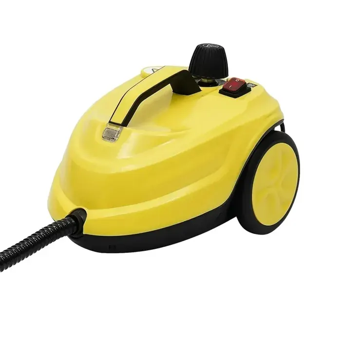 Nettoyeur à vapeur performance haute pression compatibilité multi-surfaces jaune clair