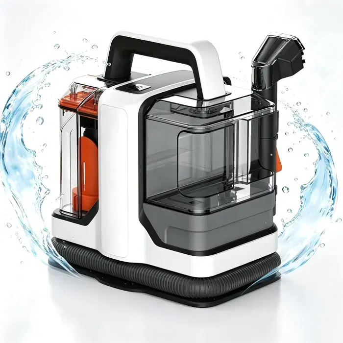 Nettoyeur Canapé Tissu - Nettoyeur détacheur - 750W - 15kPa - Réservoir 108L/08L - Câble 5m - Pour canapés & poils d’animaux