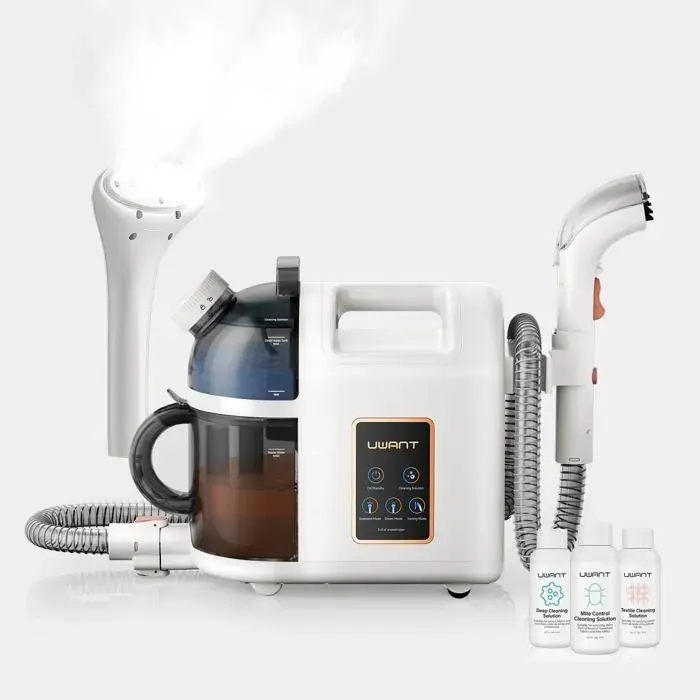 Nettoyeur canapé vapeur Uwant B200 1900W 12000 Pa aspirateur eau et poussière textile