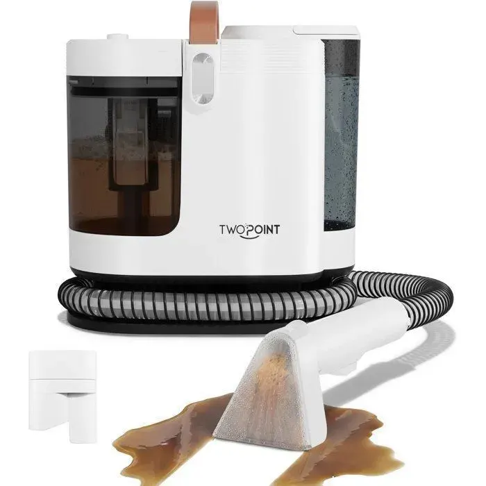 Nettoyeur de Canapé et Tapis 500W Aspirateur à Eau 15 kPa Nettoyeur Textile 6 cm pour Voiture et Animaux