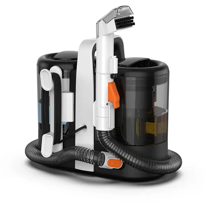 Nettoyeur de canapé portable 15 kPa - 600 W - Tuyau de 12 m - Câble dalimentation de 5 m - 07 L/15 L pour la maison