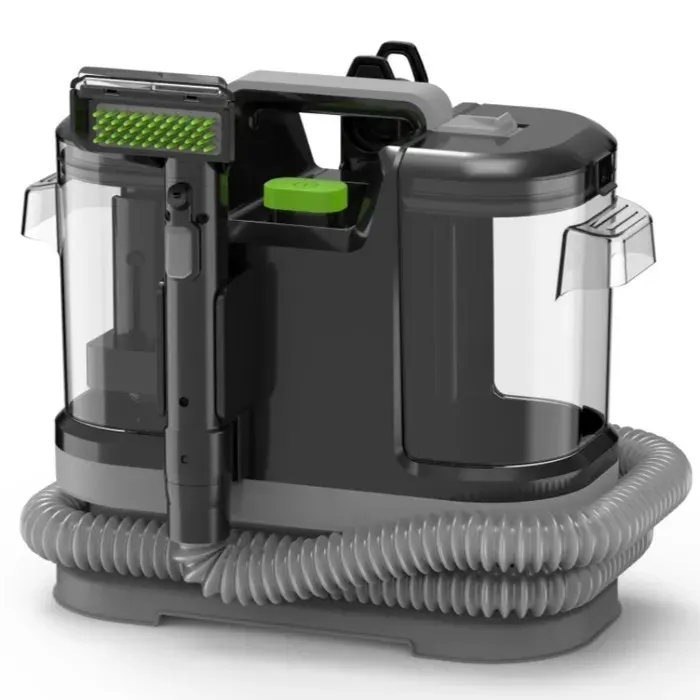 Nettoyeur de canapés 12 kPa - 450 W - Câble dalimentation de 5 m - Tuyau de 15 m - Réservoir deau de 08 L/18 L tapis canapé
