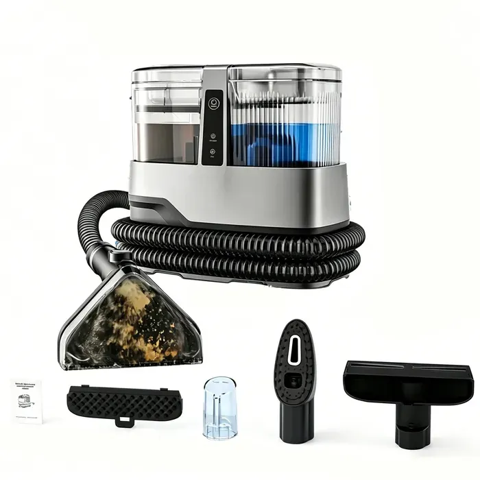 Nettoyeur de canapés portable 600W mode silencieux 17 kPa cordon dalimentation de 4 m peut nettoyer les canapés