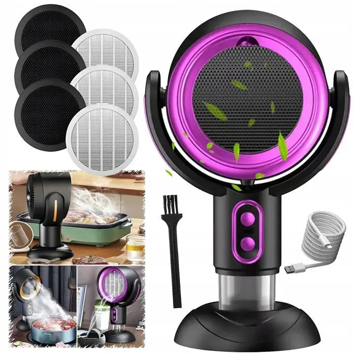 Nettoyeur de fumée portable filtre de fumée portable pour fumer à lintérieurhotte aspirante portableélimine Femeo