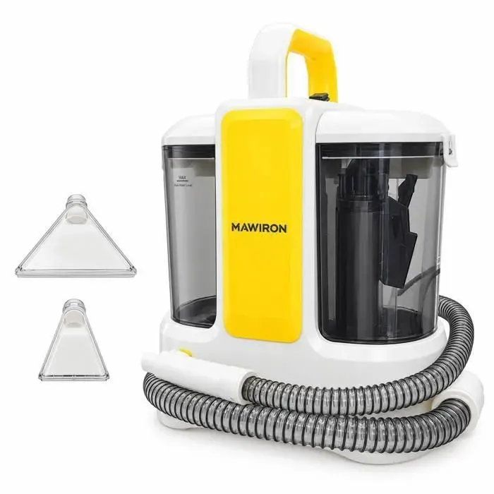 Nettoyeur de taches portable - MAWIRON - 16 kPa - 400W - Double réservoir 12/08L