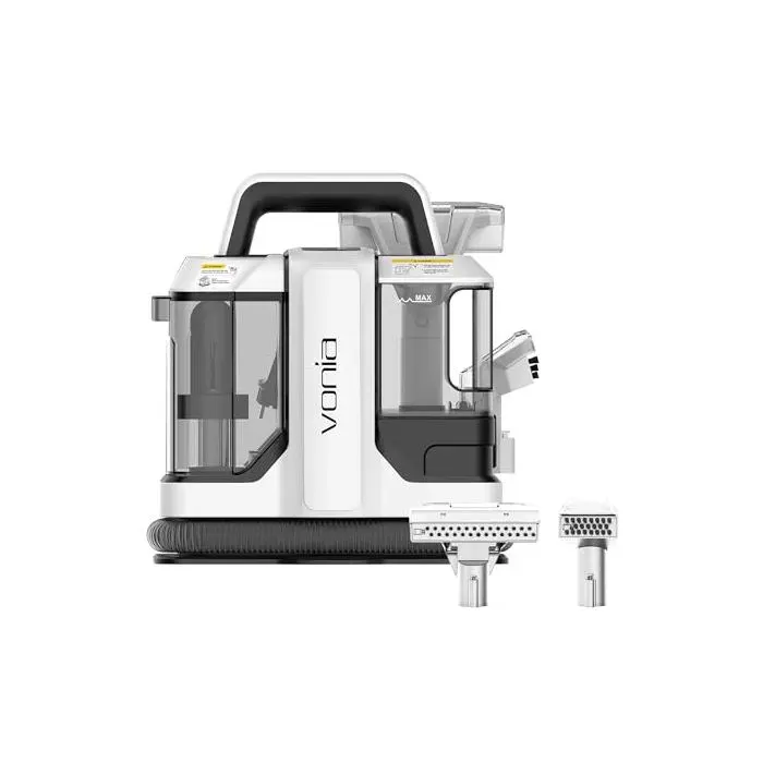 Nettoyeur de Taches - Vonia - 450W - Réservoirs Amovibles - Blanc - Câble 5m