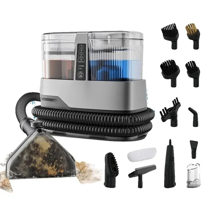 Nettoyeur de tapis à vapeur 13-en-1 multi-usages haute puissance daspiration C688 Vapeur