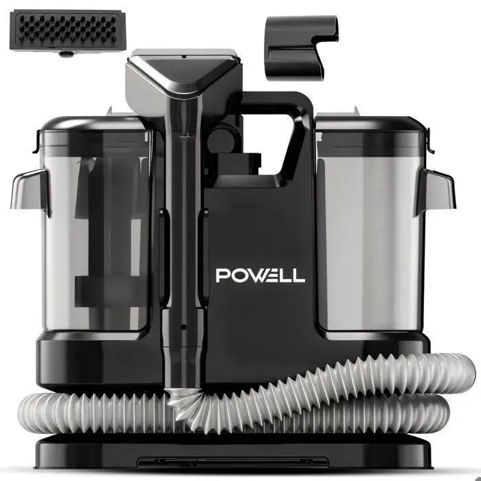 Nettoyeur de tapis - POWELL - 13000Pa 450W - Injection-extraction - Réservoir 18L - Tuyau 12 m