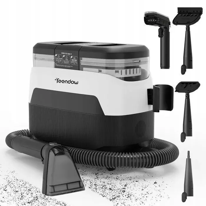 Nettoyeur de tapis - Teendow C6 MAX - 1650 W - 12 000 Pa - Nettoyeur vapeur - Convient pour les tapis les canapés et les voitures