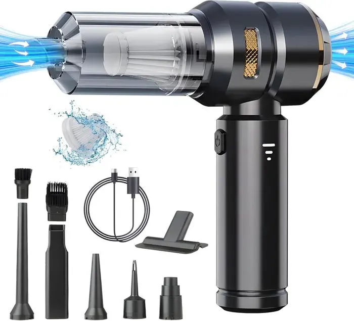 Nettoyeur De Vide Sans Fil 16000 Pa Powerful Car Vacuum Cleaner Rechargeable Portable Lightweight Mini Aspirateur Pour Home