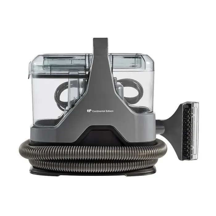 Nettoyeur Détacheur - CONTINENTAL EDISON - Canapés - Tapis - Tissu dameublement - 600 W - Réservoir 13 L - Tuyau 16 M