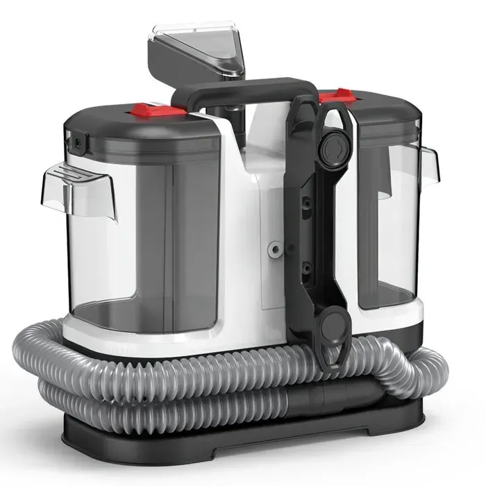 Nettoyeur Détacheur Portable -12Kpa - Aspirateur Nettoyeur à eau - Double Réservoir 1.8L/0.8L - Nettoyage de tissus 500W