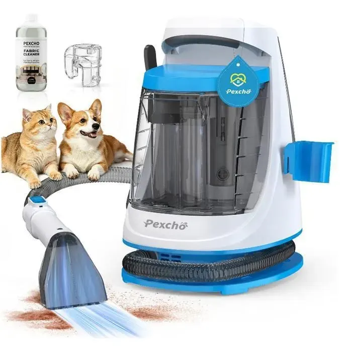 Nettoyeur détacheur portable - 800W - 17 kPa - Tuyau 15 m - Cordon 5 m