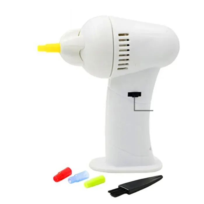 Nettoyeur doreilles électrique éliminateur de cérumen aspirateur sans fil outil de nettoyage doreilles électrique Label