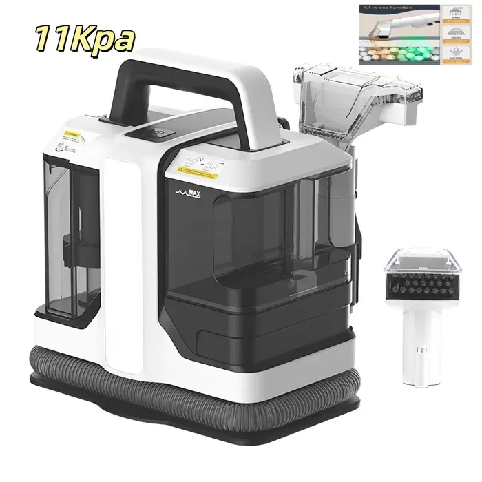 Nettoyeur portable pour moquette appareil de nettoyage en profondeur pour les taches danimaux canapé tapis sièges de voiture