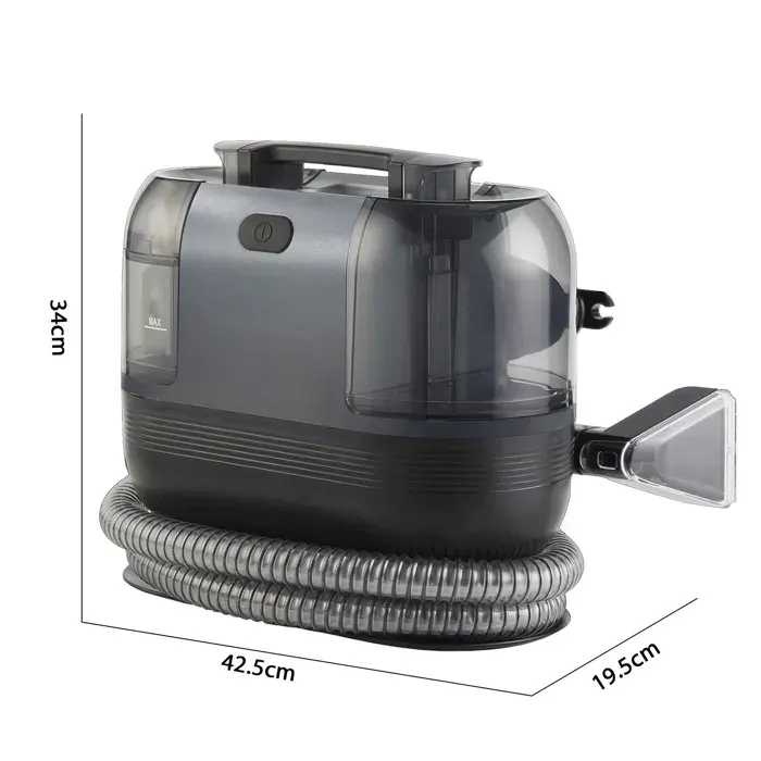 Nettoyeur pour canapé et tapis – 1500W aspiration 15 kPa – Réservoirs 1250 ml / 750 ml câble 5 m – Élimine taches et odeurs