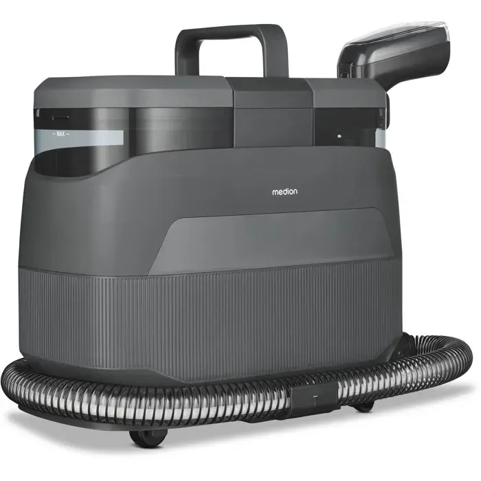 Nettoyeur sans fil - MEDION - MD100123 - Pour tissus ameublement eau chaude et vapeur - 1650 W - 4 m - 12kPa