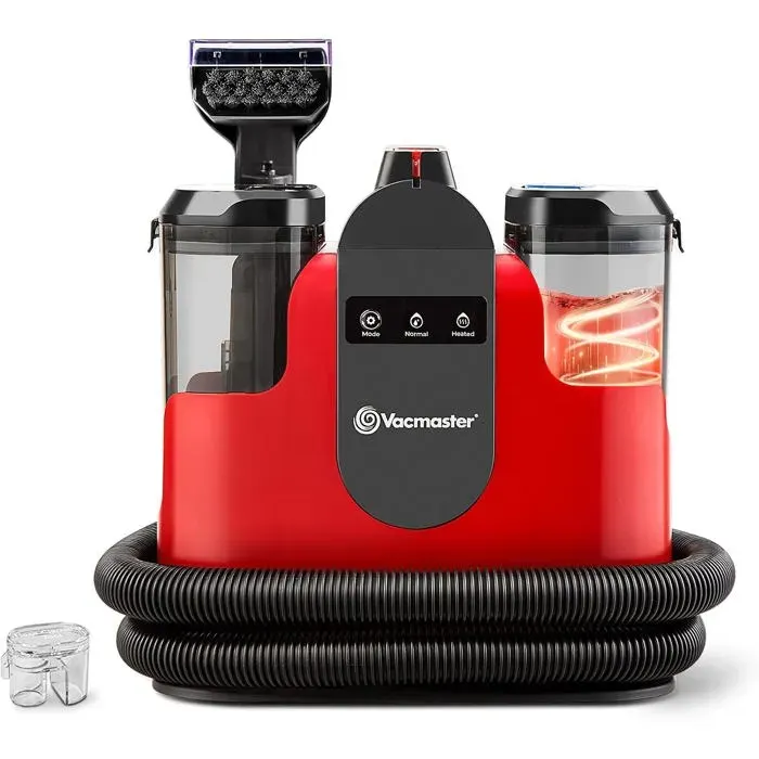 Nettoyeur Tapis Chauffant 1150W Aspiration 17Kpa Fonction Autonettoyante Pour Canapé Tapis Moquettes Et Tissus