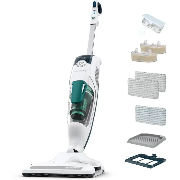 nettoyeur vapeur 2-en-1 - Rowenta - Léger - Modèle Clean & Steam Revolution Ryh - 1500 W - Temps de chauffe 30 s