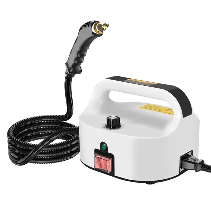 Nettoyeur vapeur 35 bars 1 500 W 6 niveaux de réglage préchauffage en 15 secondes haute température haute pression blanc