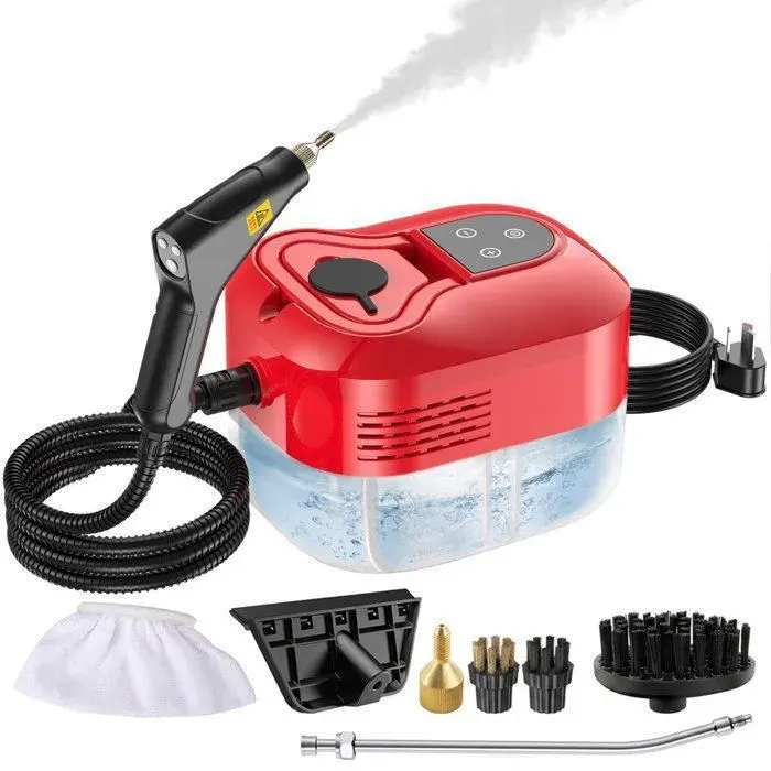 Nettoyeur vapeur à main de 1600W avec une pression de 5 bars Nettoyeur vapeur puissant adapté aux fenêtres et à la cuisine