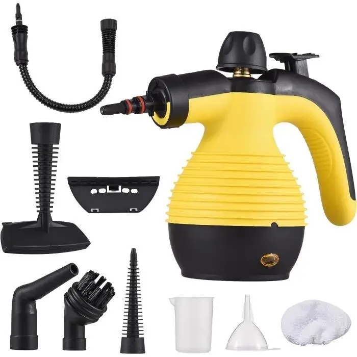 Nettoyeur Vapeur à Main Portable 1050W Réservoir dEau 350ML sous Pression de 3 Bar