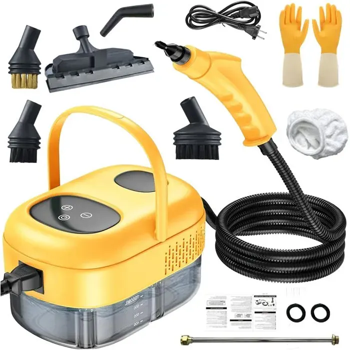 Nettoyeur vapeur appareil à main nettoyeur vapeur 2500 W pour tout nettoyeur vapeur portable à main 1000 ml aspirateur vapeur