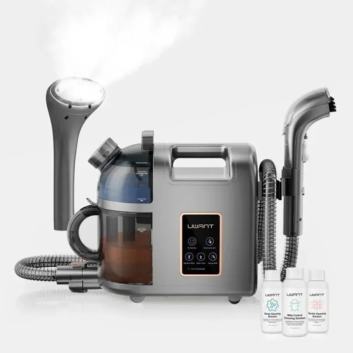 Nettoyeur vapeur canapé Uwant B200 1900W 12000 Pa eau et poussière spécial animaux