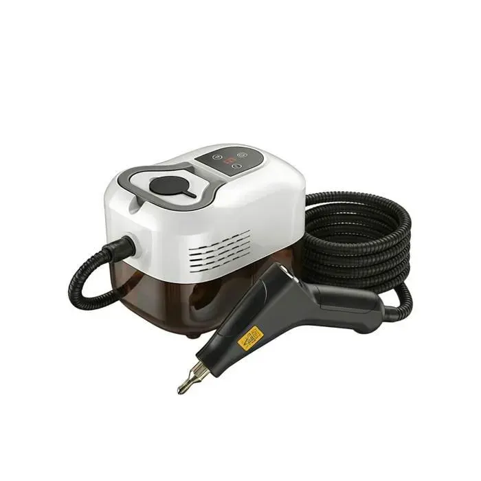 Nettoyeur Vapeur Haute Pression 1500W 105°C / 45 Bar 6 Vitesses Réservoir 12L – Pour Maison Voiture Cuisine Blanc