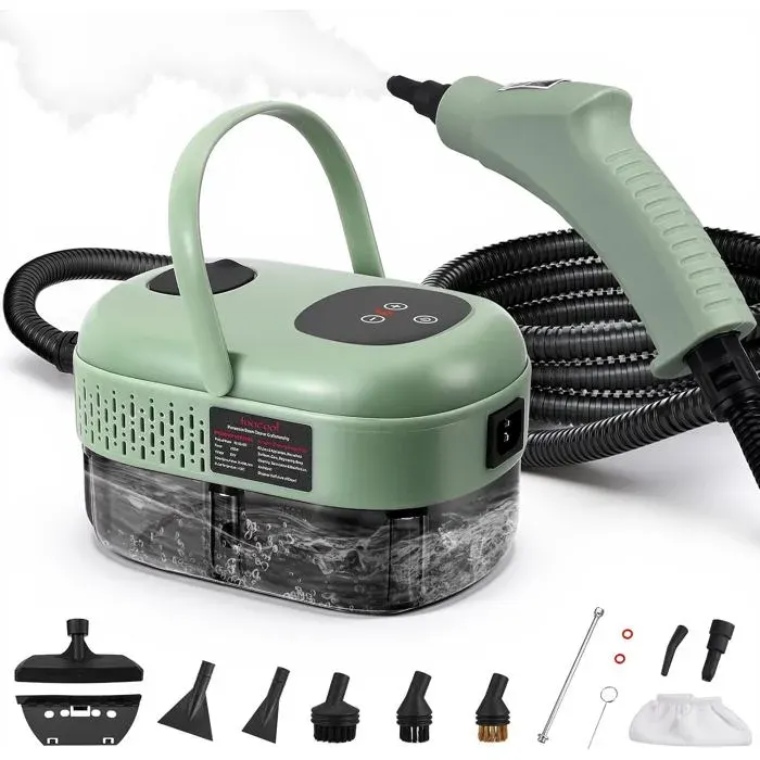 Nettoyeur Vapeur Haute Pression 2500W – Réservoir 11L – Pression 3 Bar & Vapeur à 105°C – Nettoyage Multisurface