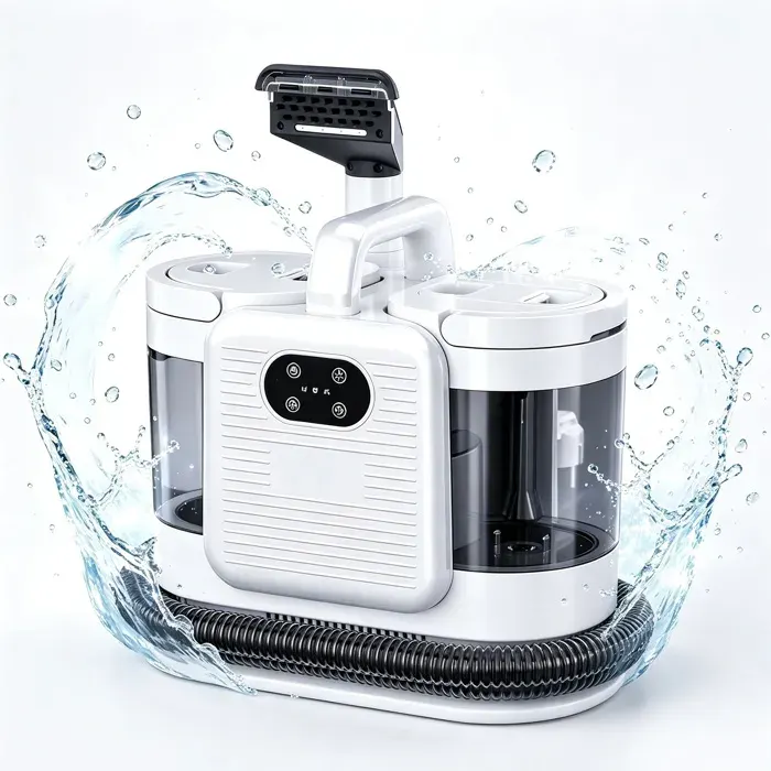 Nettoyeur vapeur - Nettoyeur Canapé Tissu - 1650W - 15KPa - Réservoir 16L/095L - Vapeur 290° - Câble 5m - Pour canapé tapis