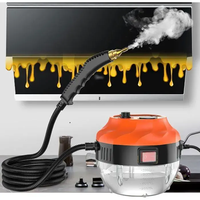 Nettoyeur Vapeur Portable 2500 W - Vapeur Haute Pression 1350ml Steam Cleaner Haute Température à Pression