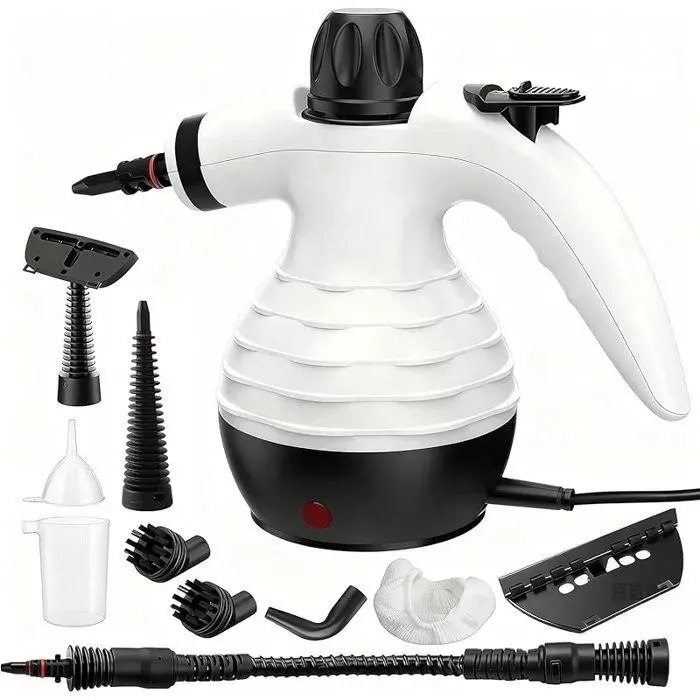 Nettoyeur vapeur portable - AUTREMENT - 350 ml - 1050 W - Verrou de sécurité — coloris Blanc