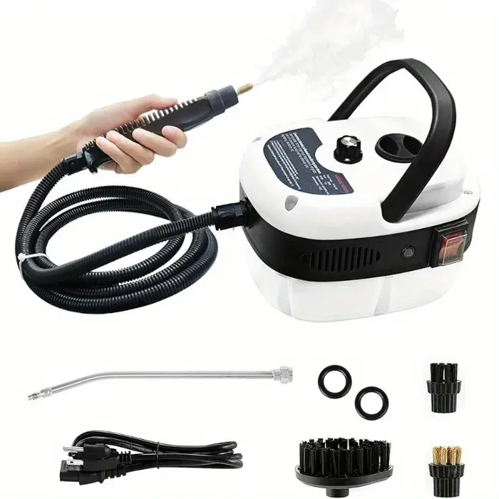 Nettoyeur vapeur portable haute température 2500W avec réservoir deau adapté aux cuisines salles de bains voitures etc
