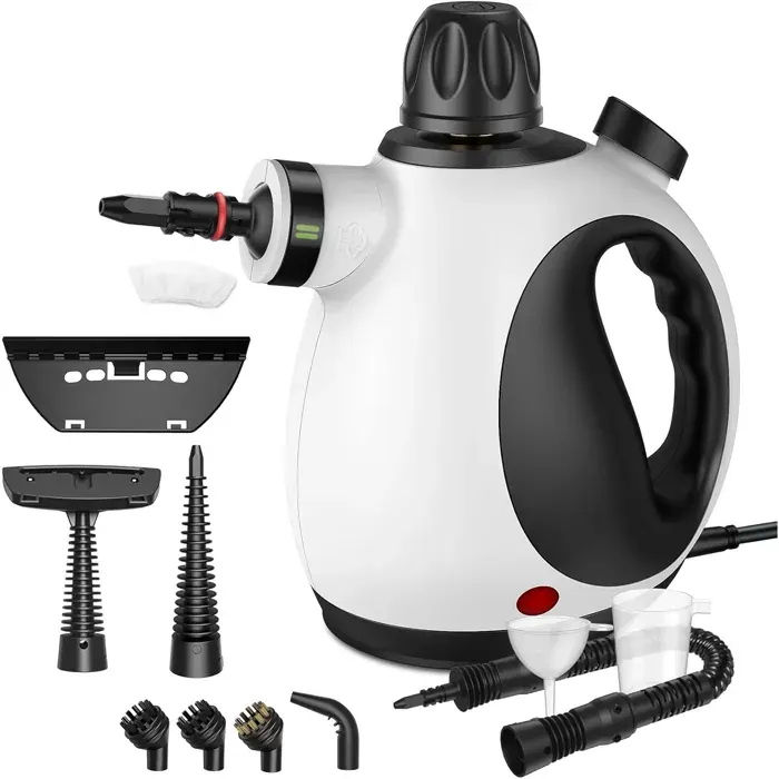 Nettoyeur Vapeur Portable Nettoyeur à Vapeur Portatif Polyvalent avec Verrouillage de Sécurité pour la Cuisine la Salle de Bain