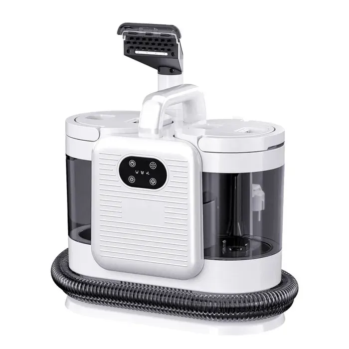 Nettoyeur Vapeur Tapis Et Canapé 1650W Puissant Avec Aspiration 15Kpa Réservoir Double Eau 1.6L/0.95L Chauffage Rapide 30S