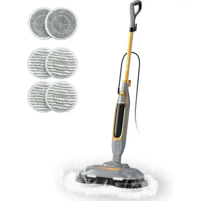 Nettoyeur vapeur - UNDERSCORE - LED230 - Auto-propulsé - Double rotation 230 tr/min - 6 tampons microfibre