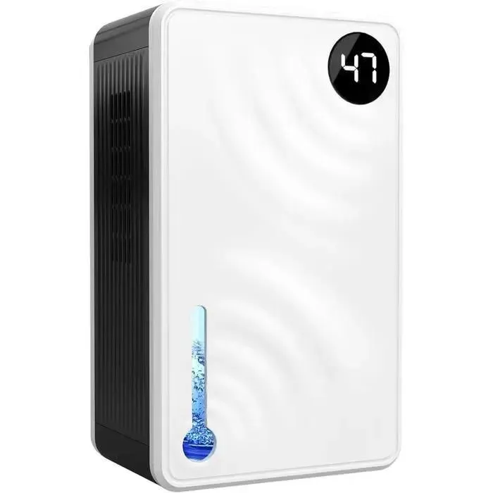 NEW Deshumidificateur d air 2400 ML avec affichage de lhumidité avec tuyau de vidange minuterie 4/8/12 DESHUMIDIFICATEUR D AIR